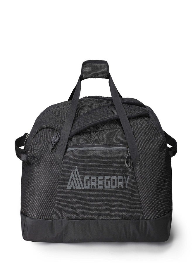 Gregory Supply 90L Adventure Travel/Gear Organization Duffel Bag, Tuckable Backpack Straps, Packable, Water-Repellent, Obsidian Black - Image 1